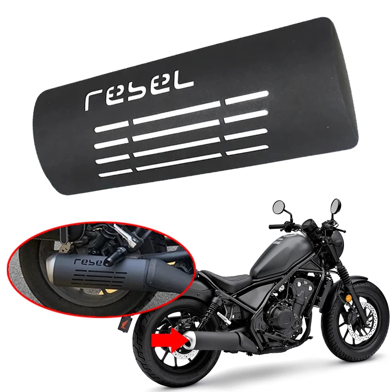 

Fit For Honda Rebel CMX 250 300 500 Rebel300 Rebel500 2017 2018 2019 2020 2021 2022 2023 Motorcycle Exhaust Heat Shield Cover