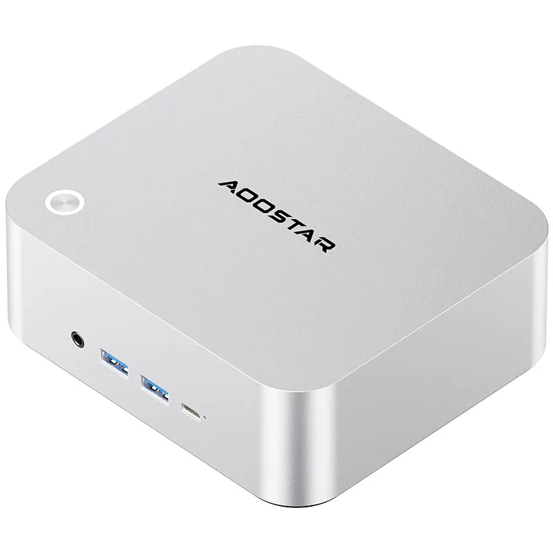 AOOSTAR MACOミニPC AMD Ryzen 7 PRO 6850Hベアボーンシステム 24GB