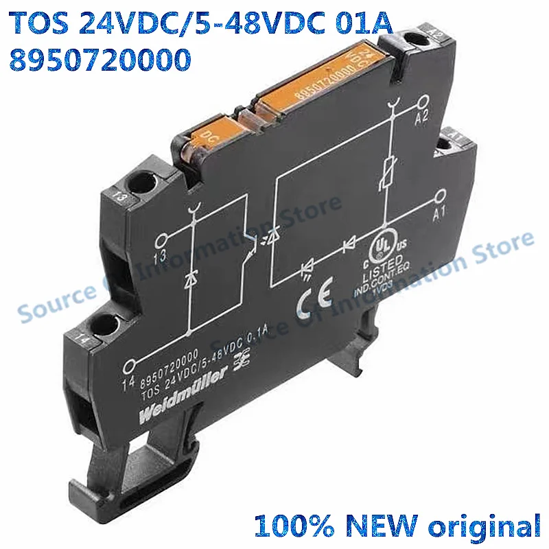 10PCS Relay TOS 24VDC/5-48VDC 0.1A 8950720000 100% New original