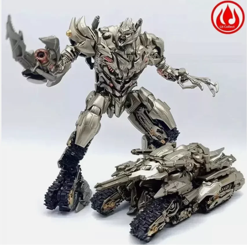 Figura de acción Megatron transformable, Robot cambiante, modelos de Anime SS13, Kit de garaje, juguetes de colección para niños, regalos