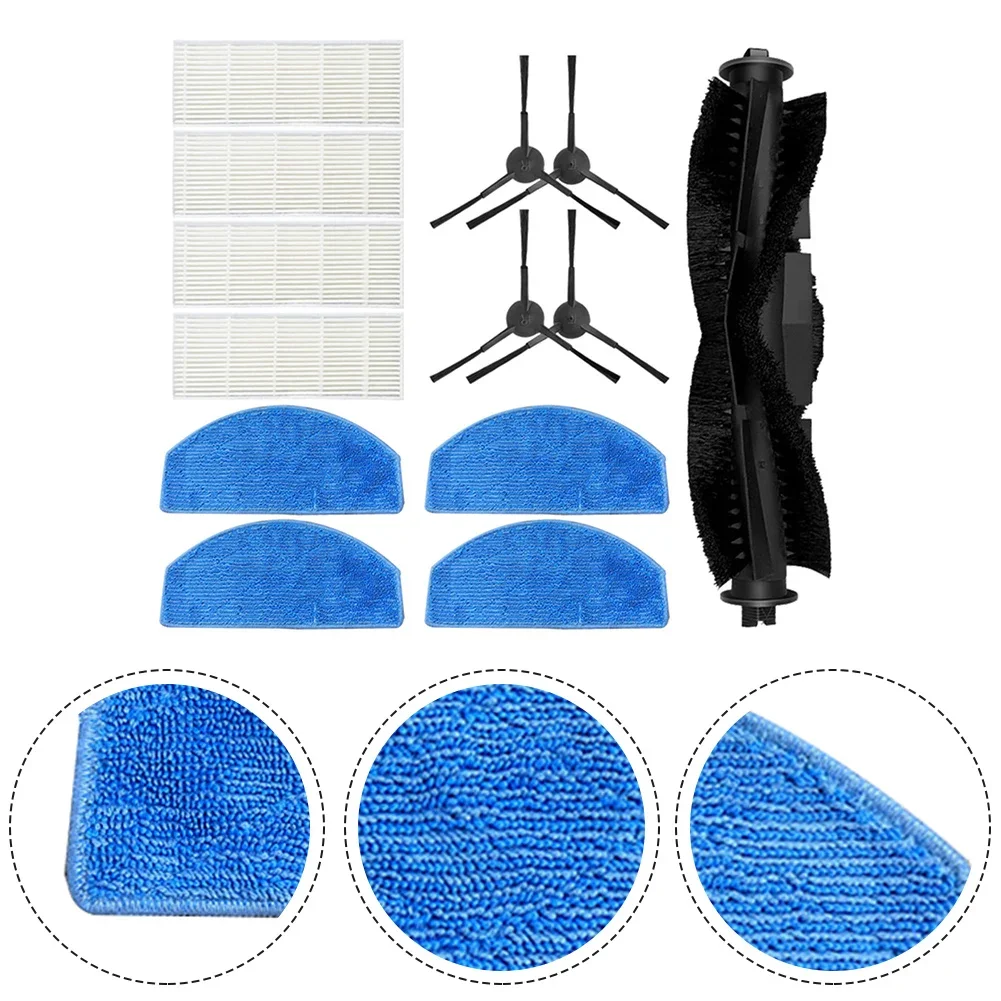 Roller Side Brush Filter Kit For Tikom G8000 Pro/Honiture G20 Sweeping Robot Vacuum Cleaner Replacement Accessories Spare Parts