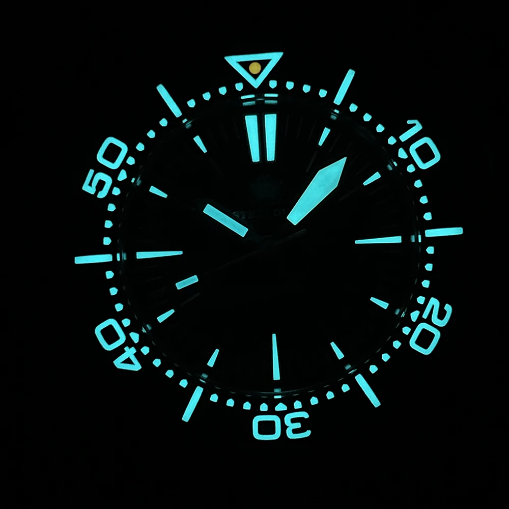 STEELDIVE Men Automatic Watch Sport Mechanical Wristwatch Diving 120Bar Waterproof Luminous Ceramic Bezel NH35 Integrated Case