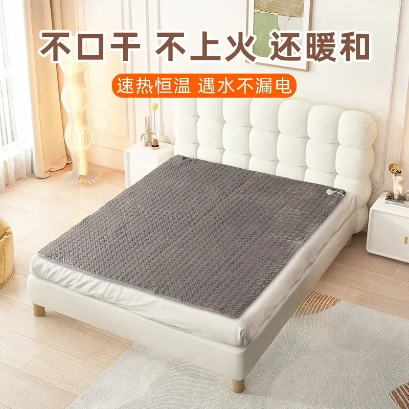 Thickened Electric Heating Blanket with Auto Power Off and Timer for Single Double Bed Household Student Dormitory Use