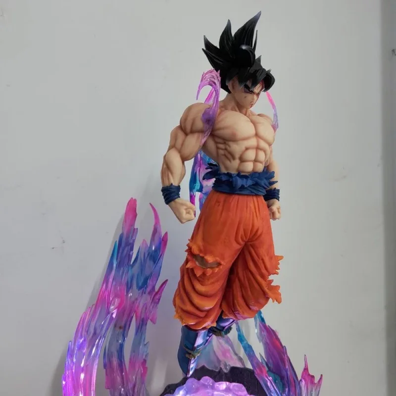 53cm Gk Dragon Ball Figurine Son Goku Beijita Free Spirited Saiyan Toy Figurine Scene Model Surrounding Children'S Toy Gifts