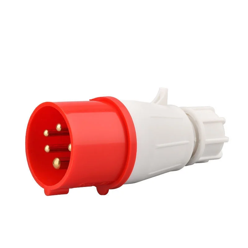 Industrial Plug And 3P 4P 5Pin Electrical Connector 32A IP44waterproof Wall Mounted Socket MALE FEMALE 220V 380V