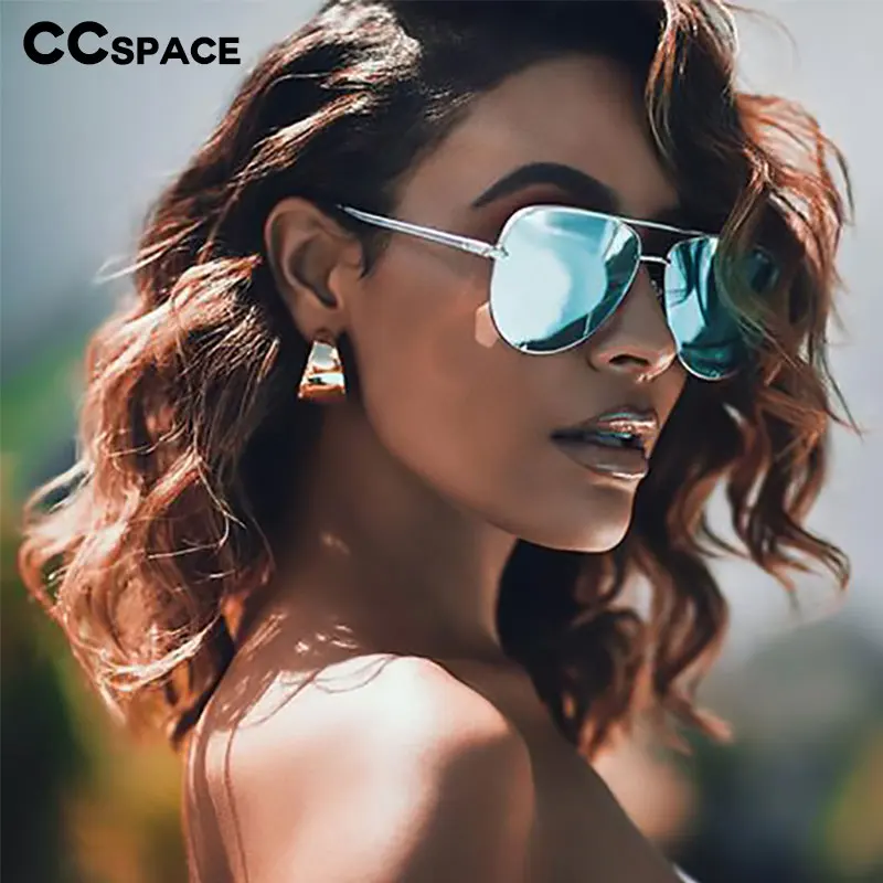 47726 XL pilot Sunglasses Oversized Australia Key Luxury Pilot Women Shades Vintage Brand Glasses Designer Female Oculos UV400