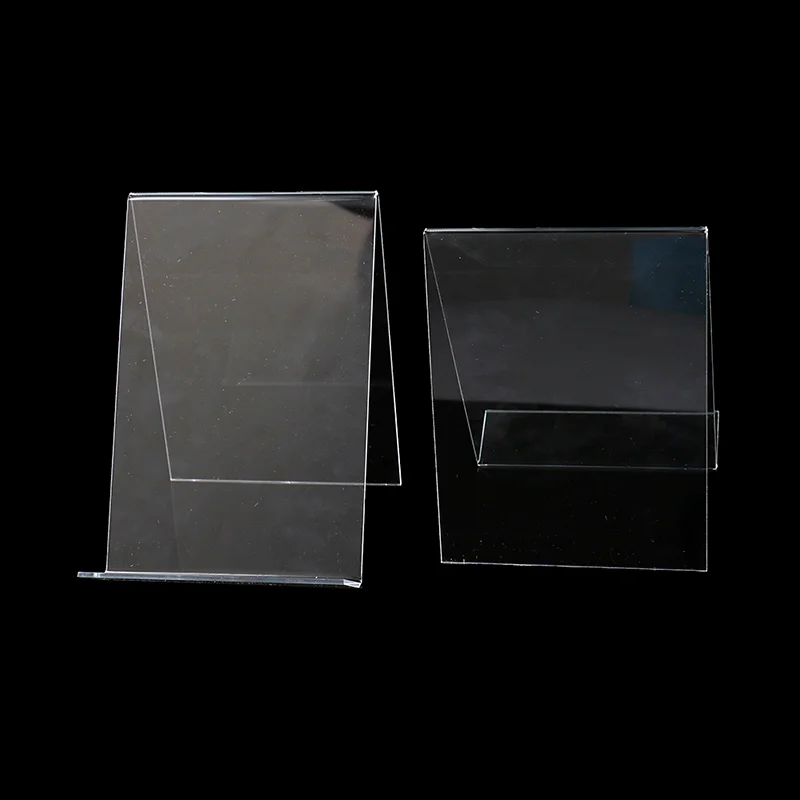 1pc Acrylic Book Display Stand Photo Frame Brochure Artwork Holder Organizer Product Display Stand School Office Accessories