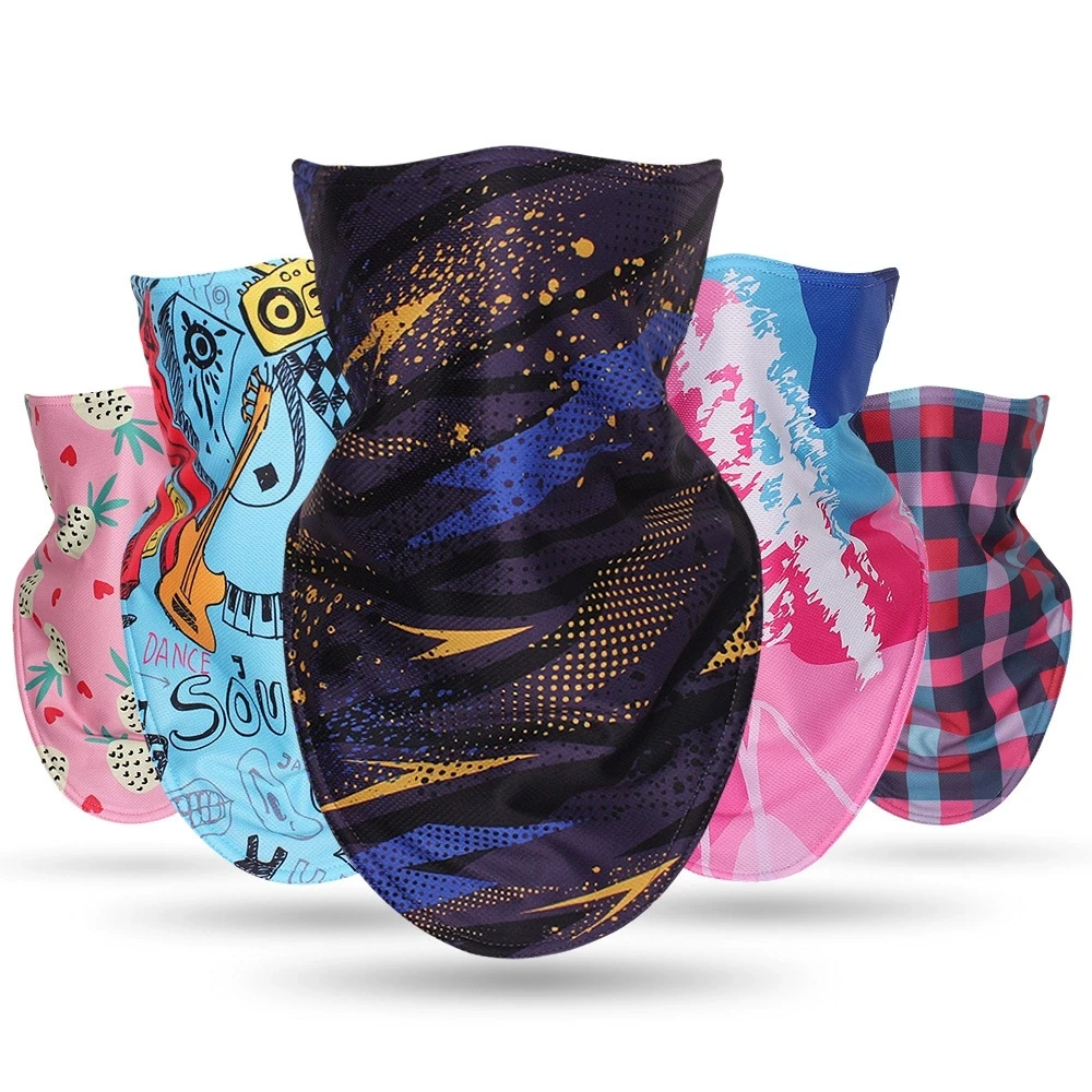 

Winter Thick Cold-proof Windproof Cycling Headgear Bandana Ski Mask Motorcycle Bicycle Unisex Polar Fleece Neck Face Scarf