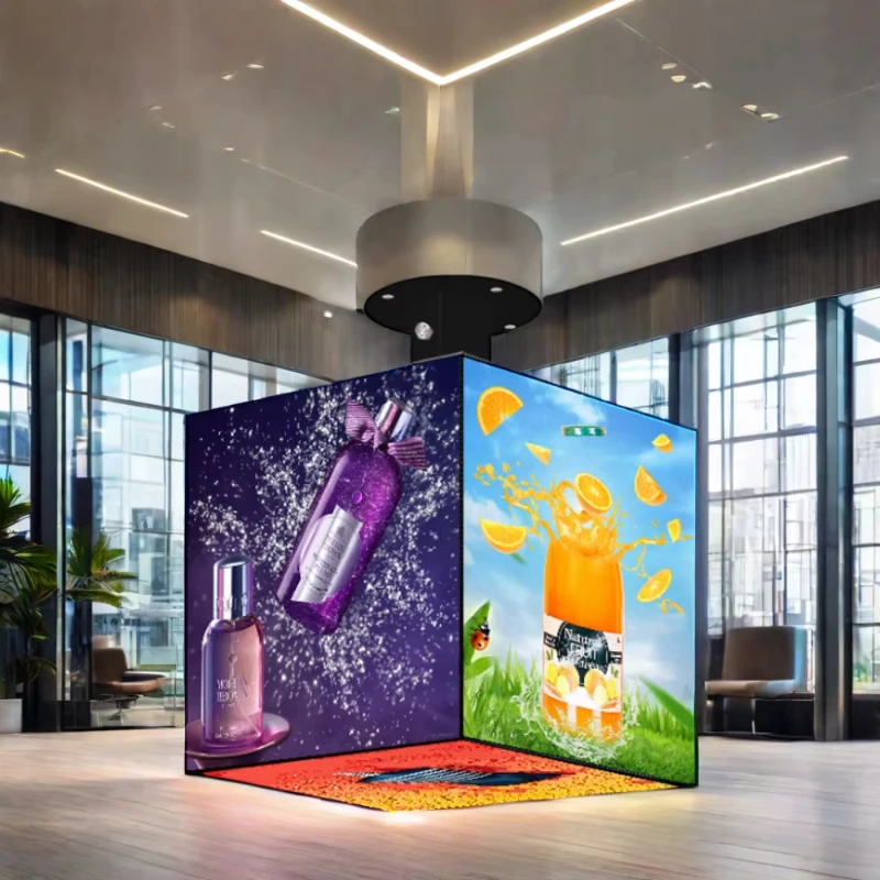 Screen P2.5 Digital Wall 3D Panel Sign Machine 3mm Retail Store