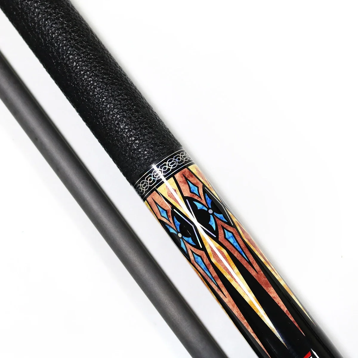 Superior 1/2-PC Billiard Pool Cue Full Carbon Fiber Shaft with Extension 11.5mm/12.5mm Tip for Enhanced Performance