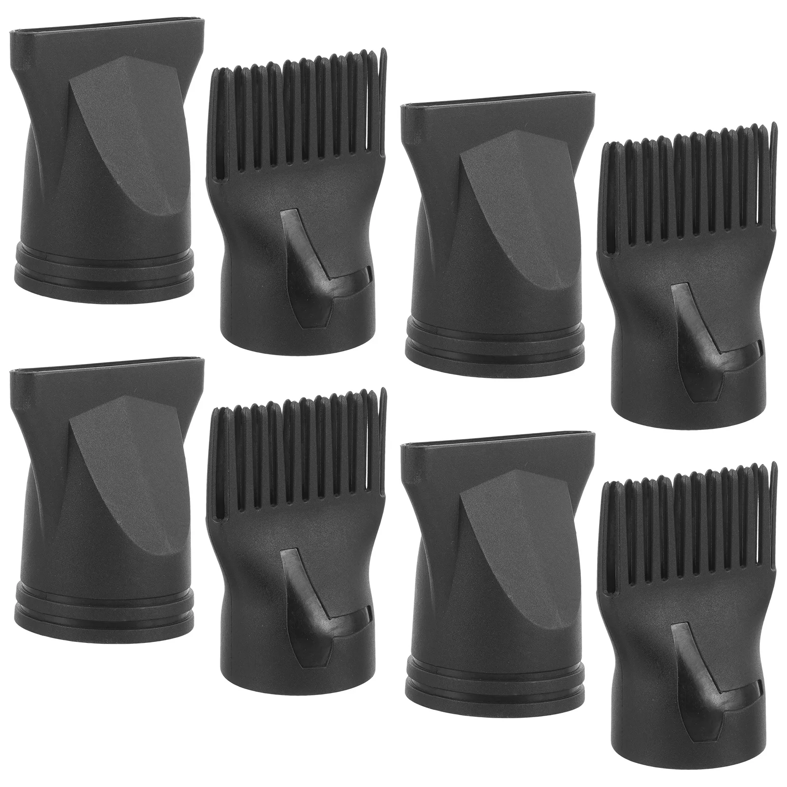 10 قطع من أمشاط فوهة مجفف الشعر في صالونات التجميل، مرفق فرشاة مجفف الشعر الضيقة والمتينة، عملي وخفيف الوزن للشعر #4