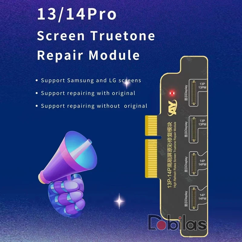 

AY A108 Programmer True Tone Board For iPhone 13 13Pro 13ProMax 14 14Pro 14ProMax Original Screen Display Original Color Repair