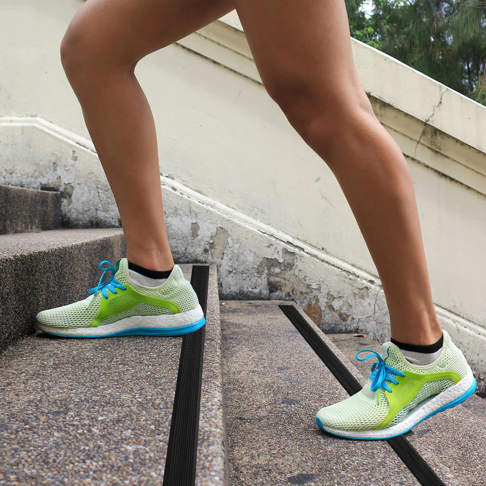 شريط سلم مضاد للانزلاق بطول 6 أمتار، شريط أمان للأرضيات شديد التحمل لدرج خشبي داخلي وخارجي غير قابل للانزلاق