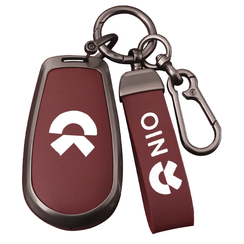 Premium Zinc Alloy Key Cover Case for NIO ES7/ET5/ET7 (2022) - Protective Key Fob Shell Keybag Keychain