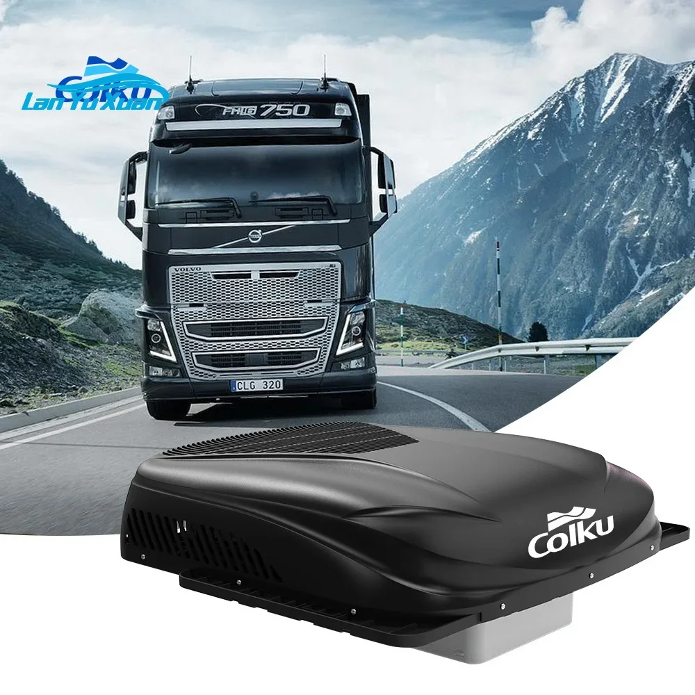 Elektrische 24 V 12 Volt Airconditioning Roterende Dc Inverter Compressor Rv Van Rooftop Truck Sleeper 12 V Auto airconditioner