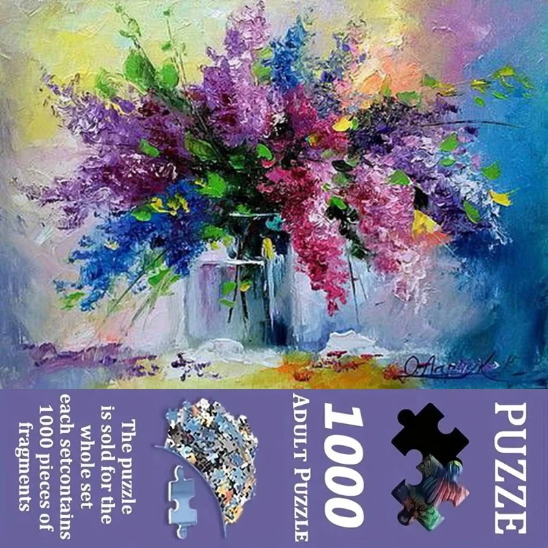 

Пазл-головоломка на 500/1000 элементов: Лесной пейзаж, развивающая игрушка для детей, детские игры, рождественский подарок