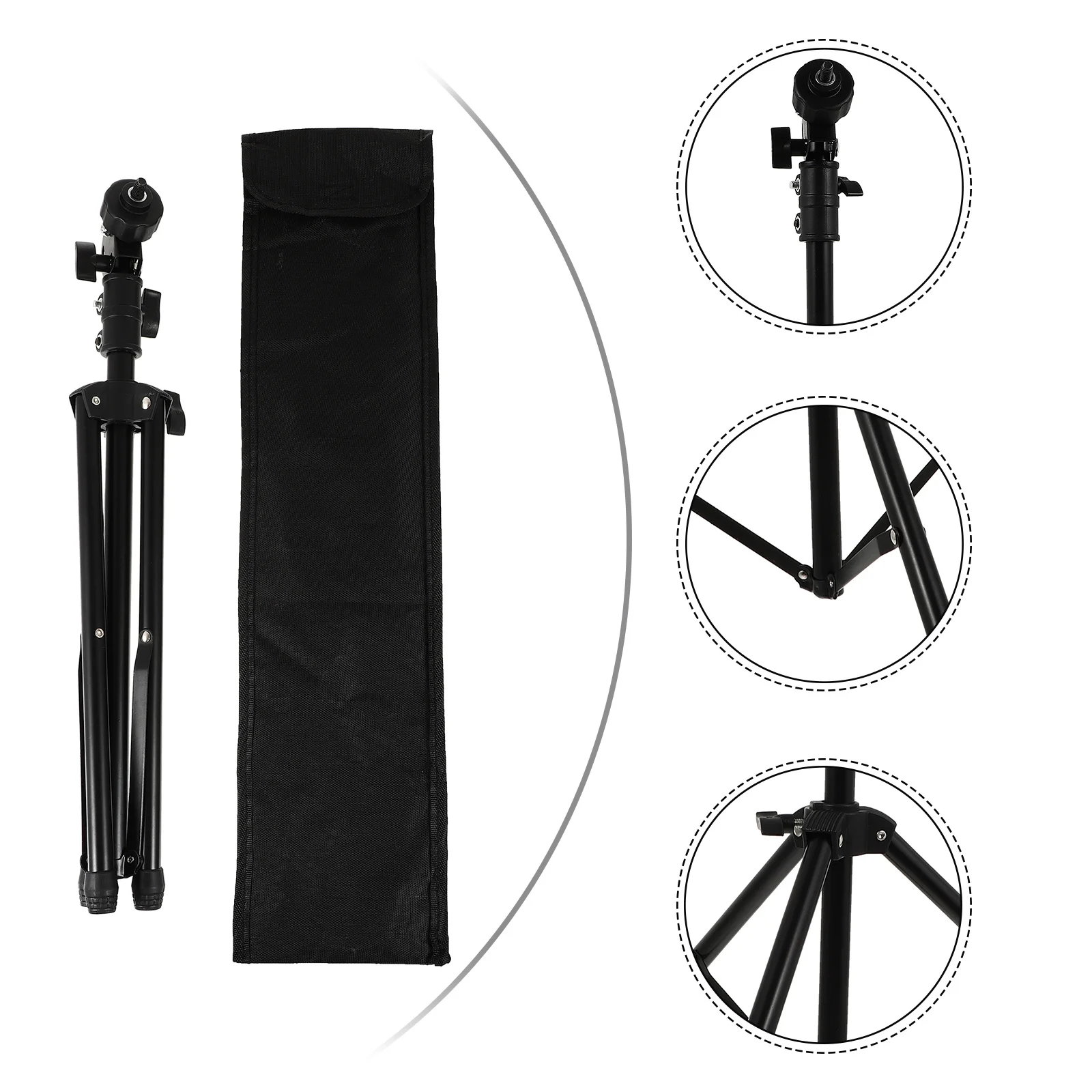 

1Set Durable Dumb Snare Drum Stand Adjustable Metal Practice Shelf for Beginners Black Drum Practice Storage Rack