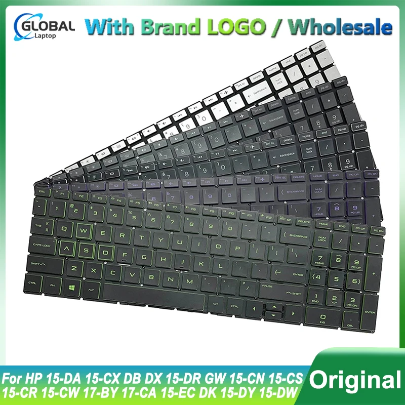 

New RU/US/UK/CZ/BE/LA Backlit keyboard for HP 15-DA 15-CX DB DX 15-DR GW 15-CN 15-CS CR 15-CW 17-BY 17-CA 15-EC DK 15-DY 15-DW