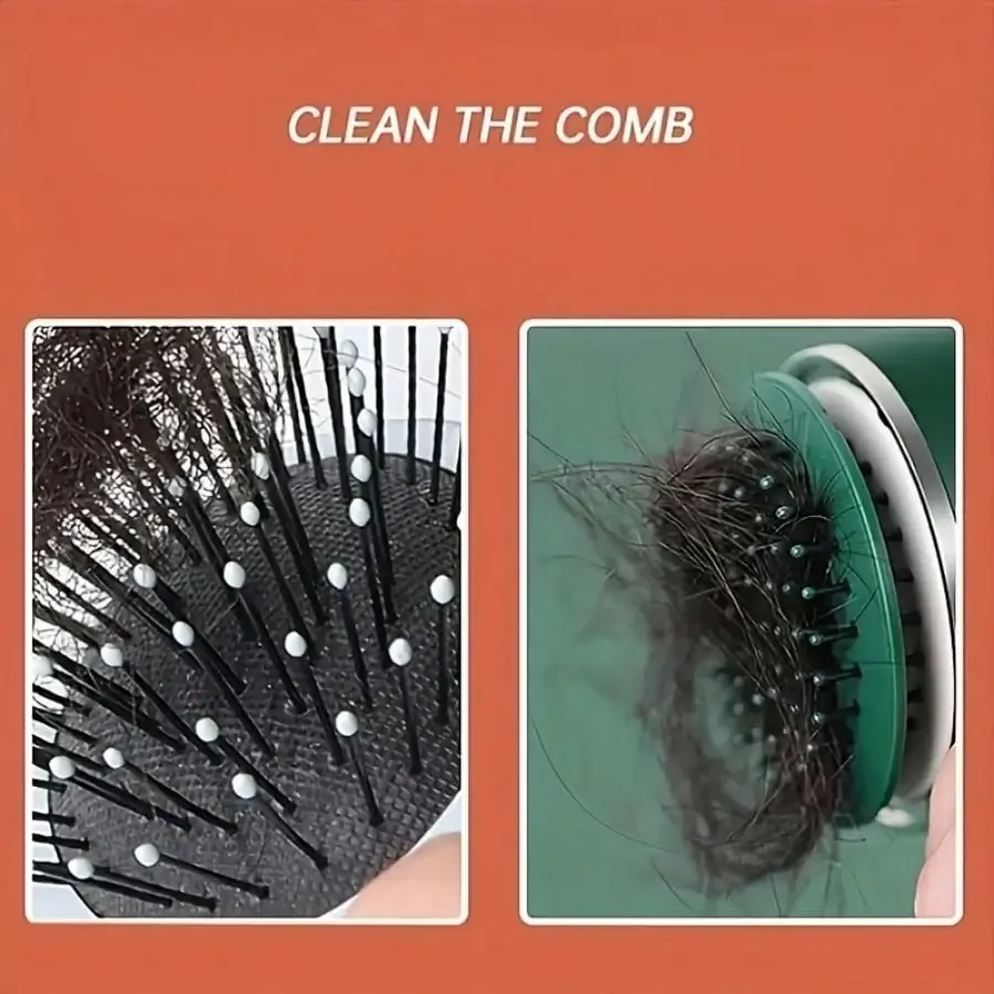 2-In-1 Hair Brush Cleaner And Remover Tool - Comb For Removing Hair And Dust, Suitable For Home And Salon Use Must Have Accessories - Detail 1