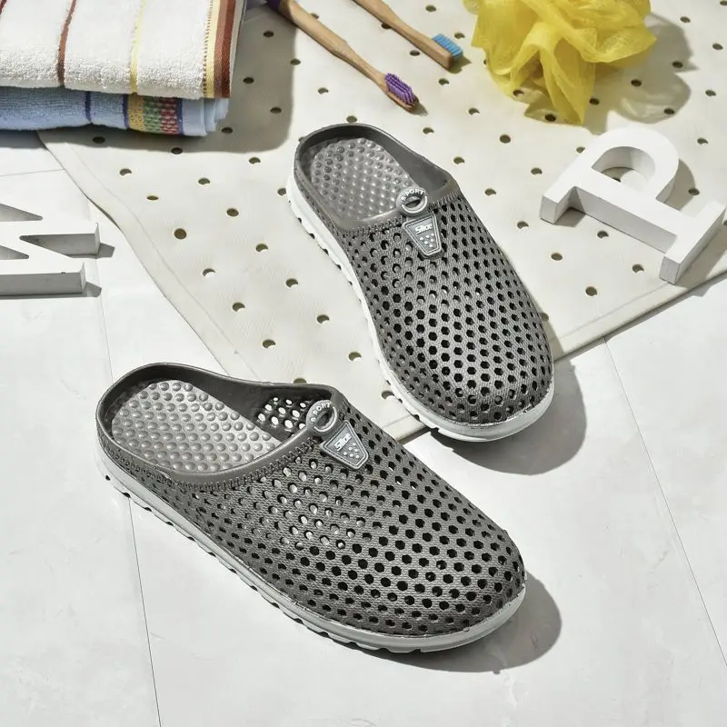 

Мужская обувь, пляжные тапочки, унисекс, повседневные женские пляжные сандалии, шлепанцы, нескользящая обувь, размер 40-44, мужские тапочки