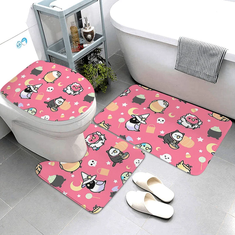 ADecorative Absorbent Foot Mat Bath Mat Bathroom Small Rug Entrance Door Mat Kitchen Mat Bedroom Balcony Room Mat toilet rug