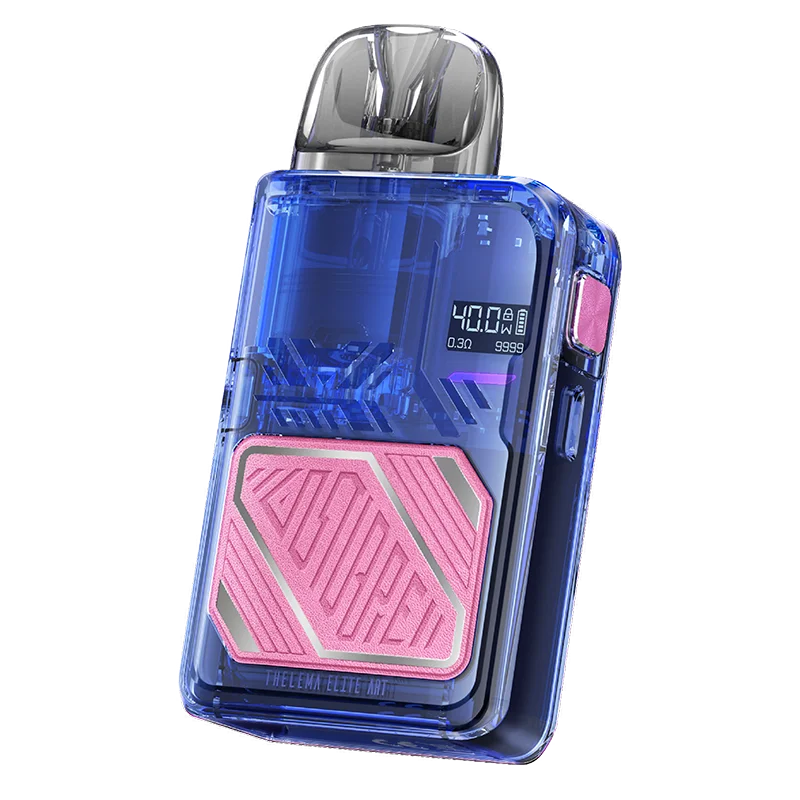 บุหรี่ไฟฟ้าที่หายไปจริง Thelema ชุด40พอดของ Elite Art 40W 1400mAh แบตเตอรี่ mtl/rdl vaping 3ml E PLUS ตลับบุหรี่ไฟฟ้า