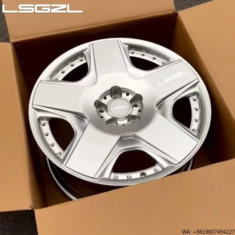 

LSGZL Customized 1-Piece 6061 T6 New Chrome 15-24 Inch Aluminum Alloy Forged Passenger Car Wheels for