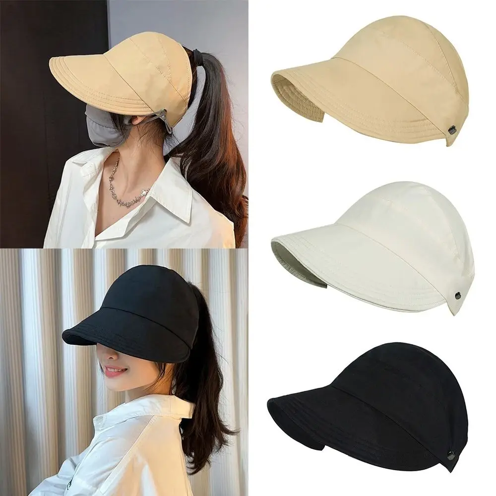 

Adjustable Cap Baseball Cap Sun Protection Sun Visor Hats Sun Hat Empty Top Hat Breathable Duck Tongue Cap