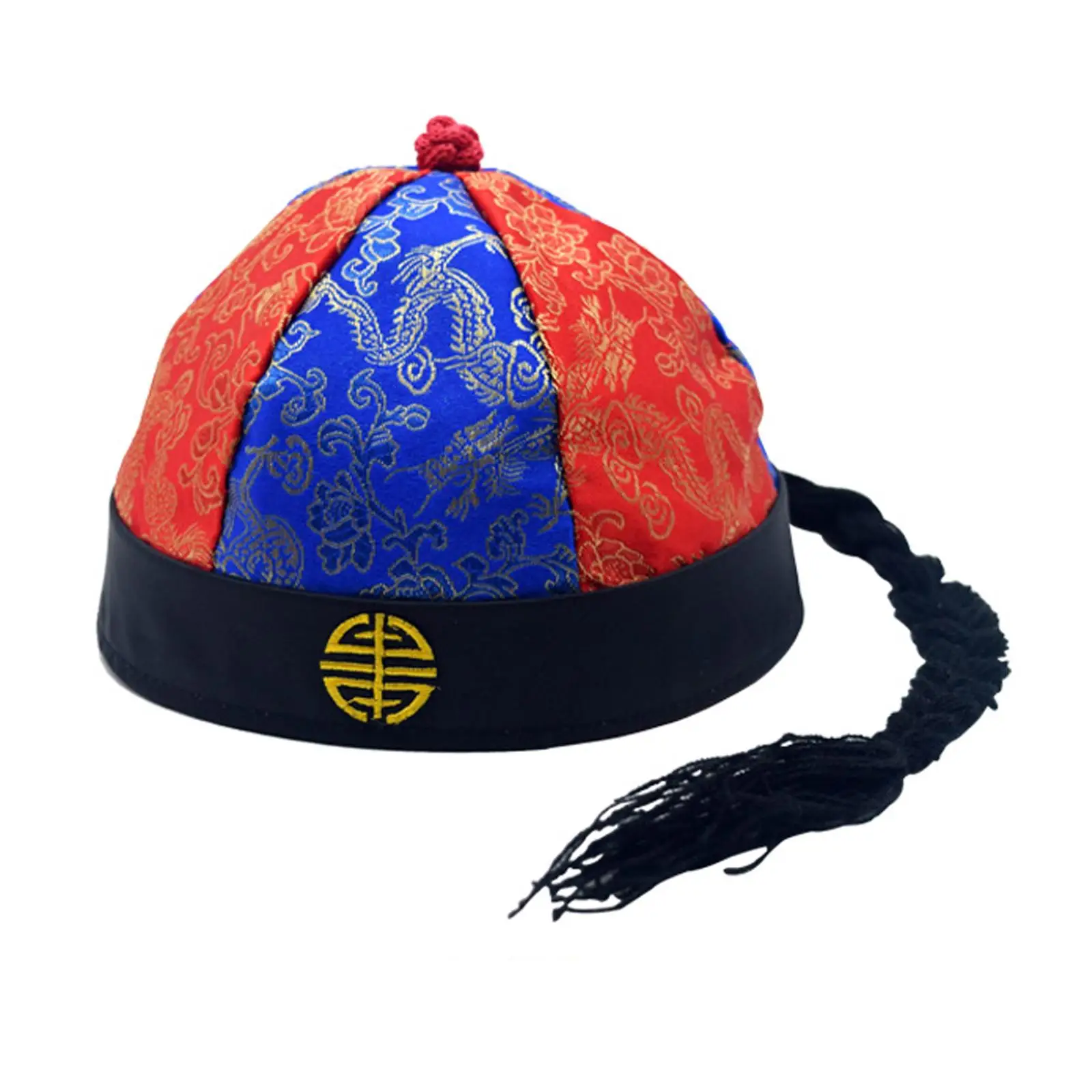 Qing Emperor Hat tradizionale leggero Costume cappello corona principe cappello per la festa di compleanno regali ruoli gioca Fancy Dress Carnivals