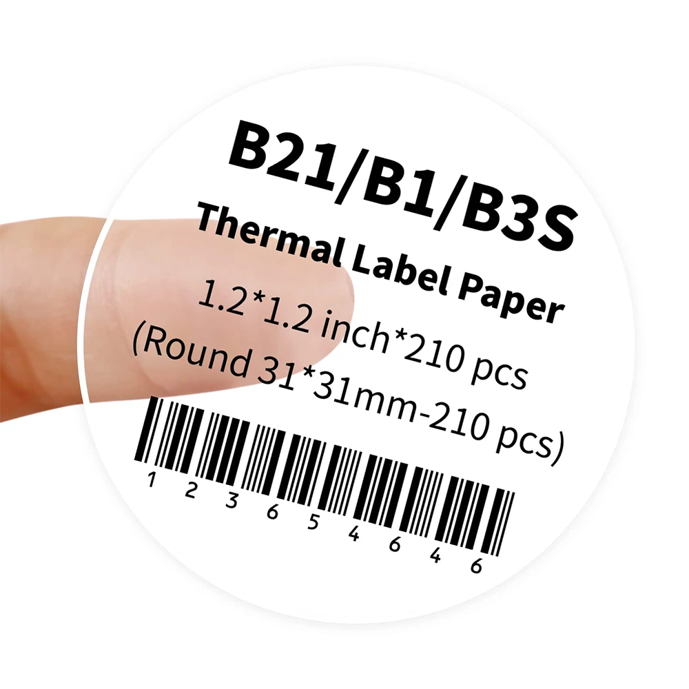 Niimbot Transparent Self-adhesive Label Paper for Jingchen B21 B3S B1 B3 Printer