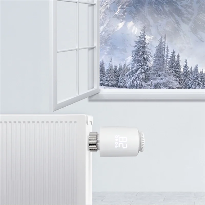 TAIGH-Zigbee Smart Thermostatic Valve Radiator Controller Tuya Mobile Phone APP Control Smart Temperature Control
