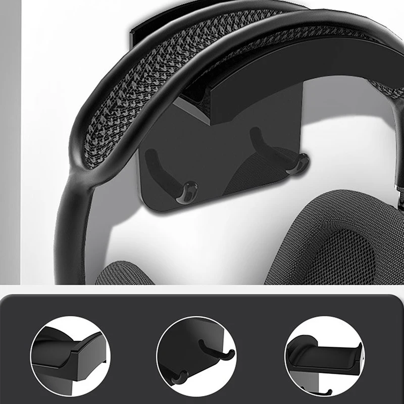 Parede Sob A Mesa Headset Ganchos, Sem Soco Rack, Rack De Armazenamento, Gamepad Suporte, Headset Cabides