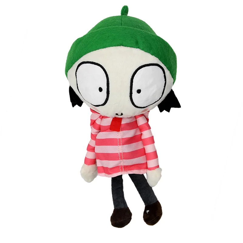 Kawaii Cute Sarah and Duck Plush Doll Anime Soft Stuffed Animal Plushie Toy Room Decor for Kids Boy Brithday Christmas Gift