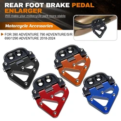 For 390 Adventure 790 ADVENTURE/S/R 690/1290 ADVENTURE 2018-2023 2024 2022 Motorcycle Folding Rear Brake Pedal Step Tip Plate
