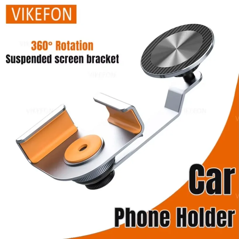 

360° Rotation New Car Magnetic Phone Holder Floating Screen GPS Cell Stand For Magsafe iPhone 16-12 for Tesla Model 3/Y/HIGHLAND