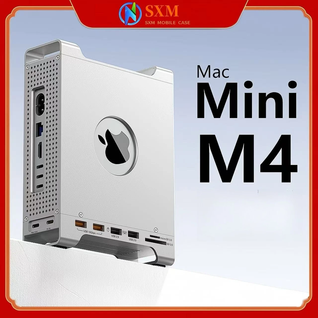 

Док-станция с кронштейном Mac Mini M4, корпус SSD m.2 nvme, USB3.2, разветвитель, док-станция 10G