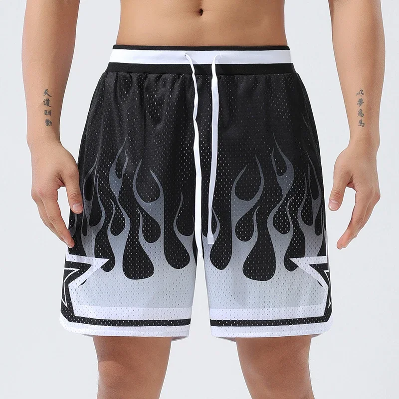 Men Basketball Sweatpants Loose American for Ball Pants Summer Running Sportwear Soccer Gym Training Pants Male Fitness Sport