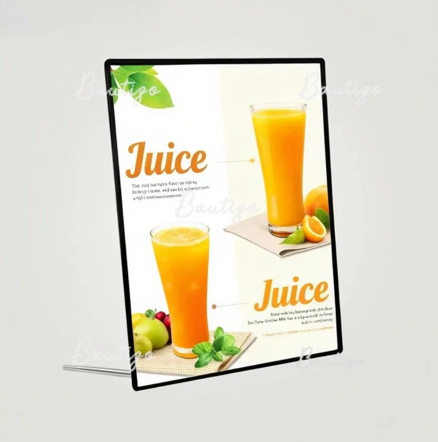 Design Signage Custom  Film LED Light Advertising Box Sign Business Advertising Letter Shops Menus Wall Mounted Billboard Bright