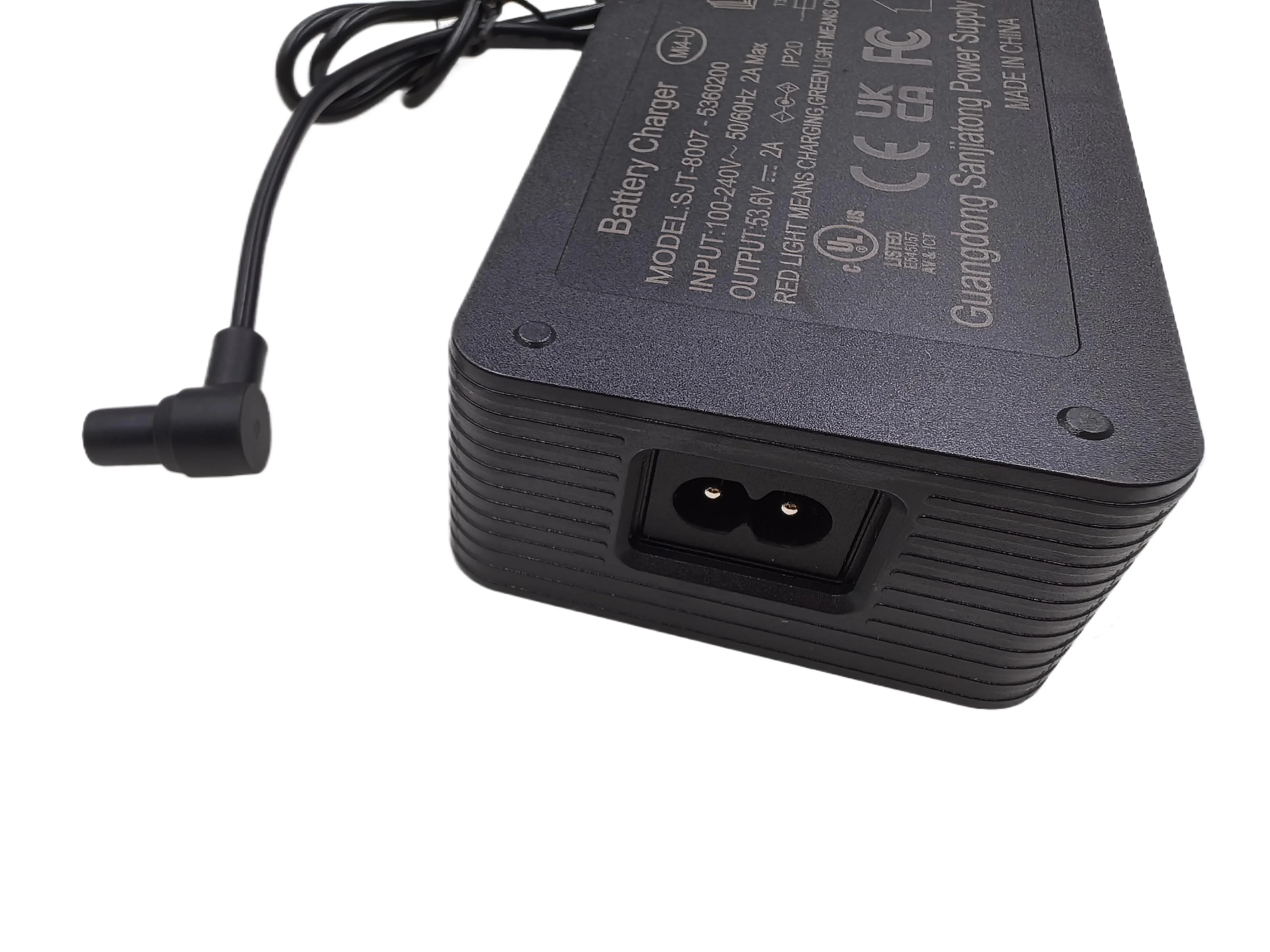 شاحن 53.6 فولت 2A لـ MI4 Ultra pro 2nd Gen Navee S65 N65i S40 S60 Ebike استبدال شاحن بطارية 48 فولت سكوتر كهربائي