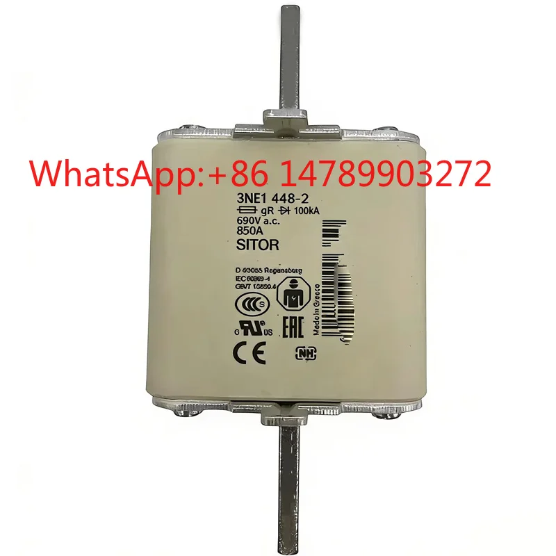 Energy storage 690V 1250A square ceramic fuse link semiconductor equipment circuit protection