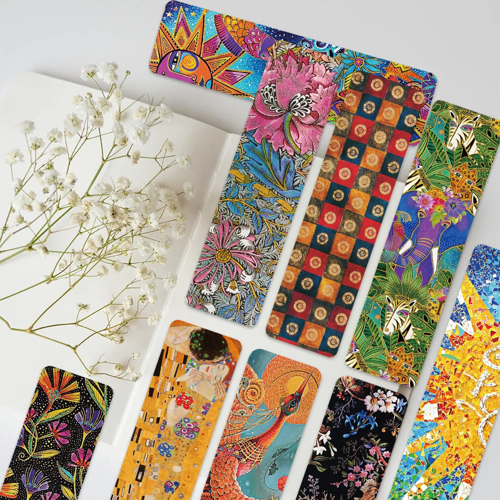 

30pcs Retro Aesthetic Art Paper Bookmarks Students Readers Gift Library Office Book Journal Page Marker