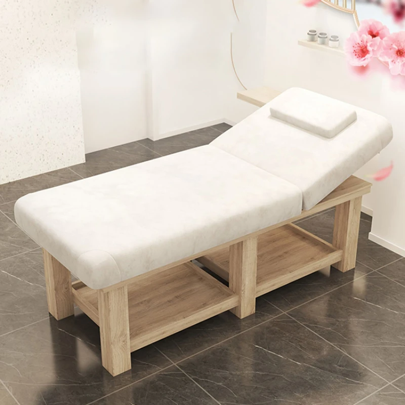 Semi-permanent Bed Beauty Salon Spa Stretcher For Massage Professional Marquise Aesthetic Care Table Mattress Furniture Medical