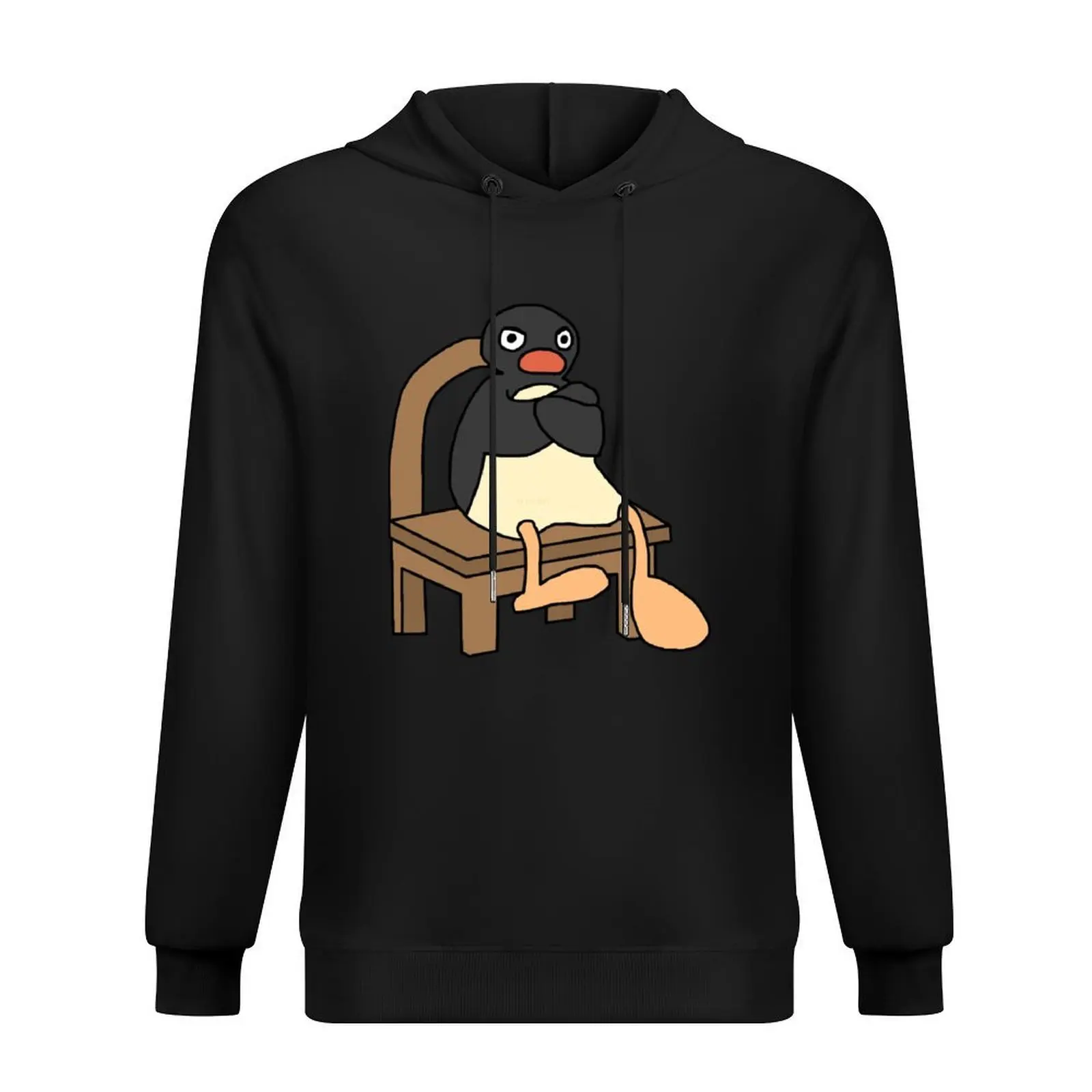 

Angry Pingu Hoodie fashion men men wear korean autumn clothes men clothing pullover hoodies