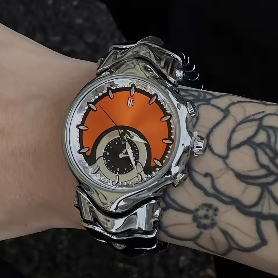 ساعة عصرية رائعة للرجال فاخرة مقاومة للماء كوارتز ساعة معصم للرجال مع تقويم Relogio Masculino #2