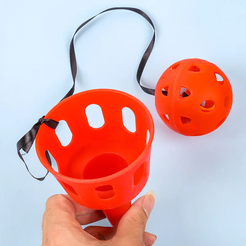 Throwing Catching Game Set - Receiving Ball Sensor Trainer Outdoor Toy for Children's Hand Eye Coordination Training