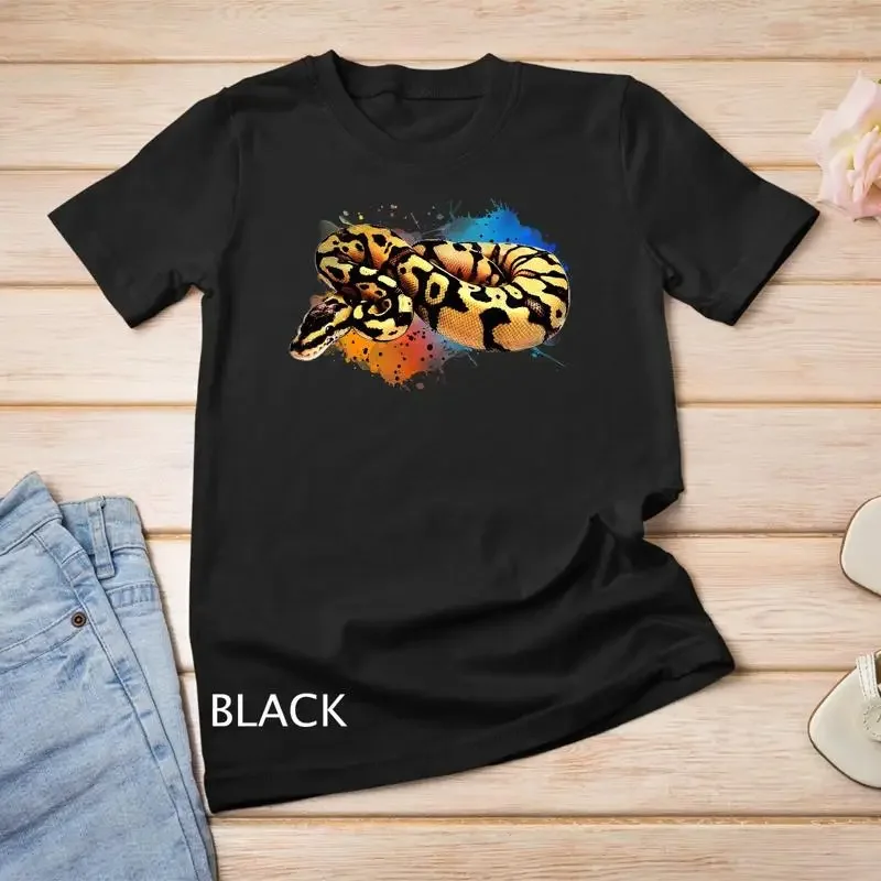 Ball Python Watercolor Reptile Keeper Paint Splash T Shirt Unisex T shirt