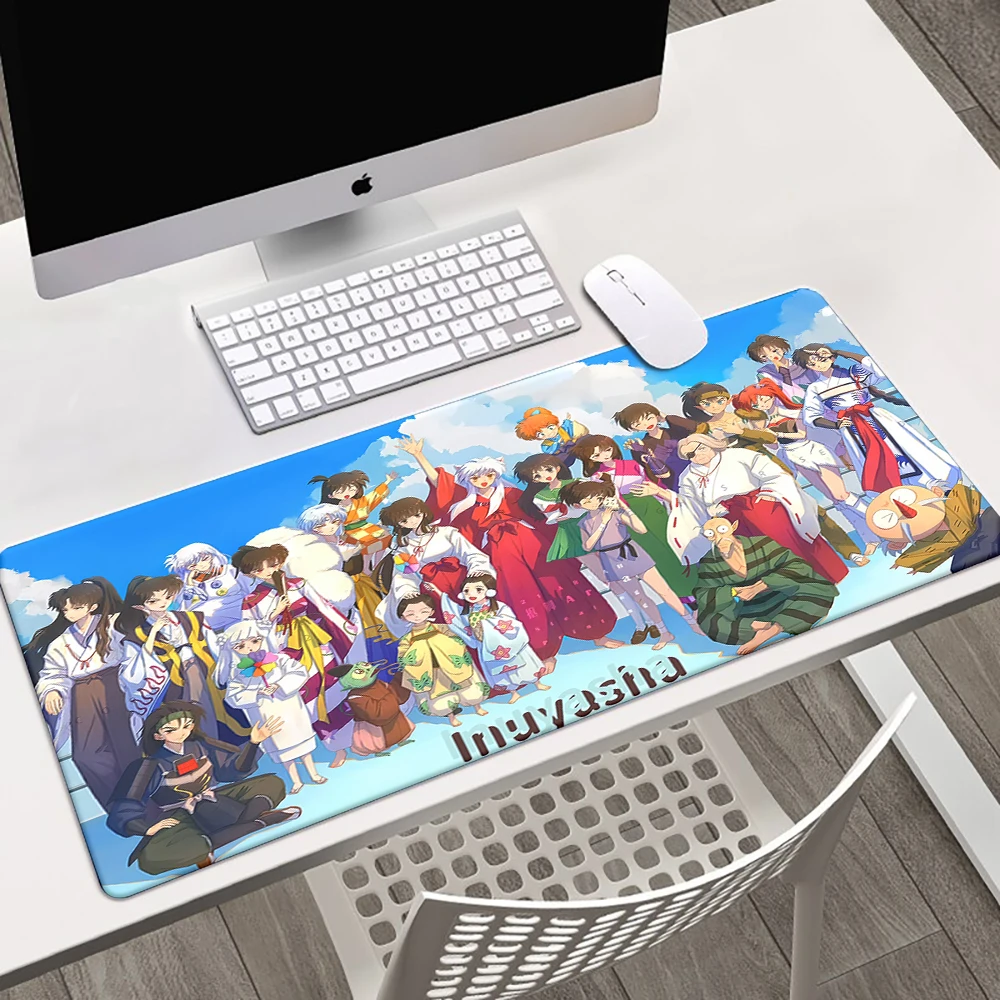 Large Mousepad XXL Inuyasha Mouse Pad Keyboard Gaming Accessories Mouse Mats Game Office Computer PC Gamer Laptop Desk Mat