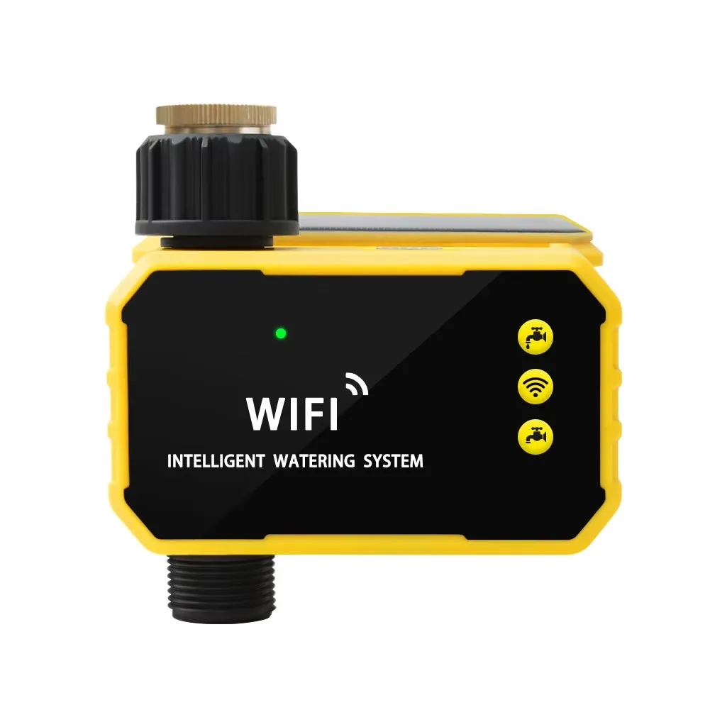 Ranlraka e Solar Powered WiFi Smart Plastic Watering Timer Automatic Irrigation Sprinkler Garden Lawn Greenhouse 1 Water