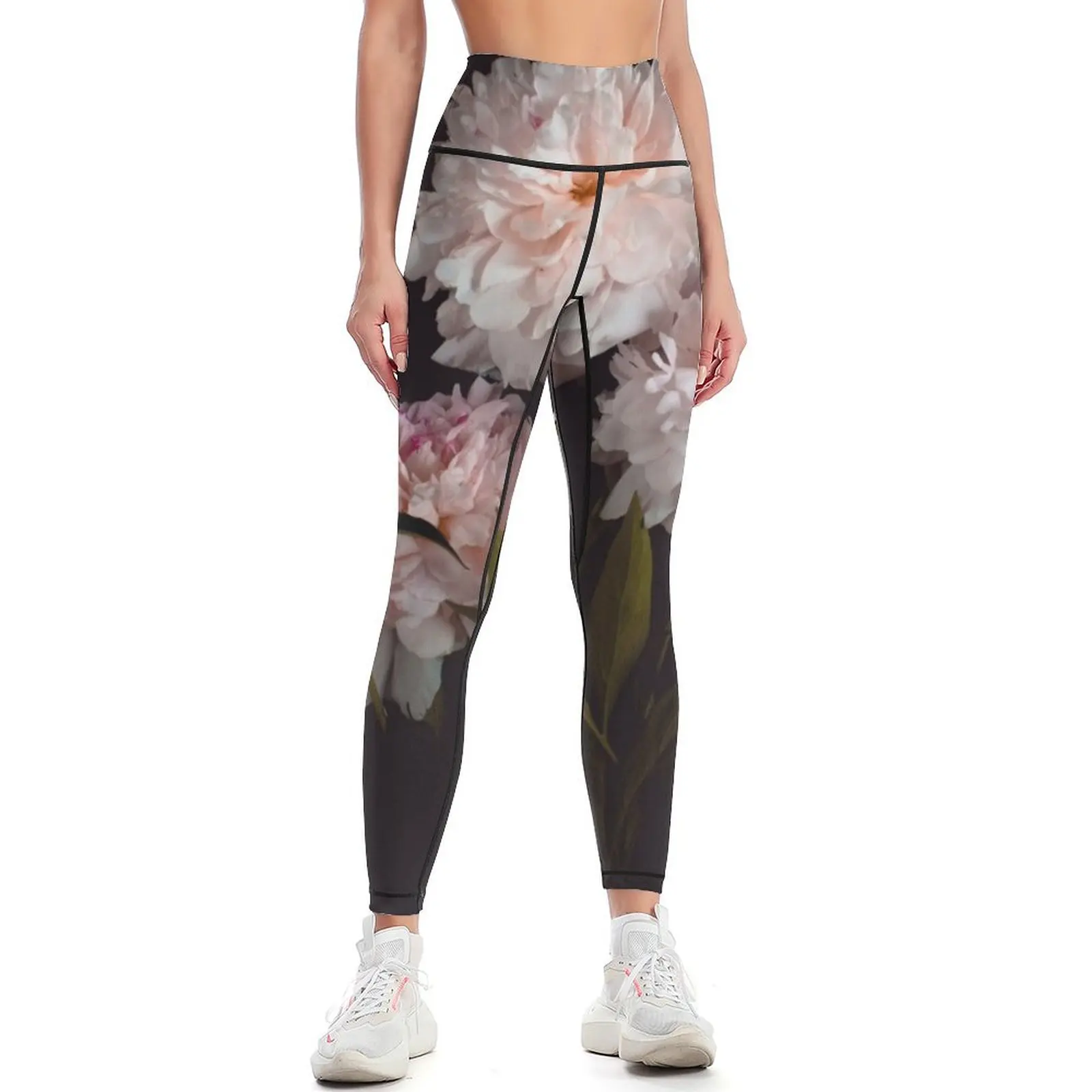 Peonies Leggings legging gym Women's gym Womens Leggings