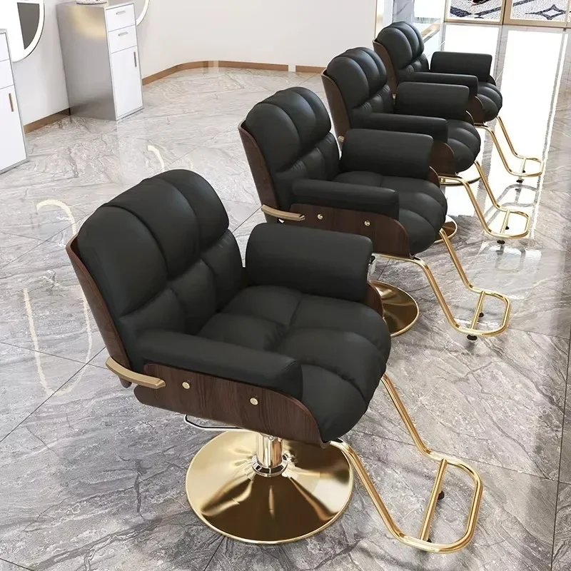 

Comfy Simple Barber Chair Fashionable Trendy Nordic Adjustable Hairdresser Chair Luxury Chairs Sillon Pedicura Furniture